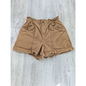 Madewell Paper bag Utility Shorts women's size medium toffee tan preppy‎